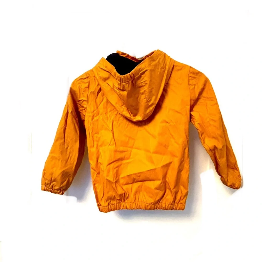 Jacadi Blue and Orange Raincoat for Stylish Weather Protection